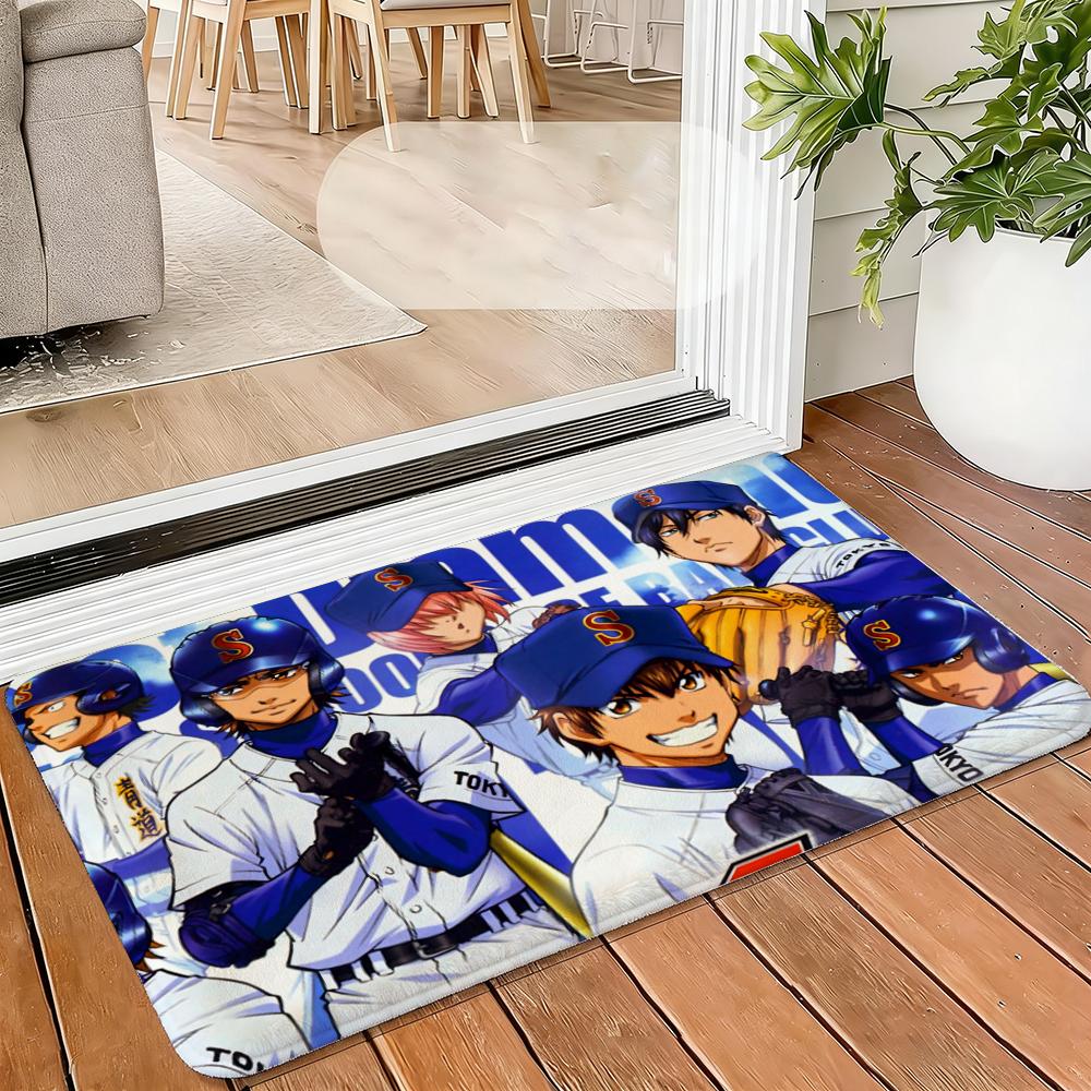 Japanese Home Textiles - Japanese baseball manga Floor Mat Soft
