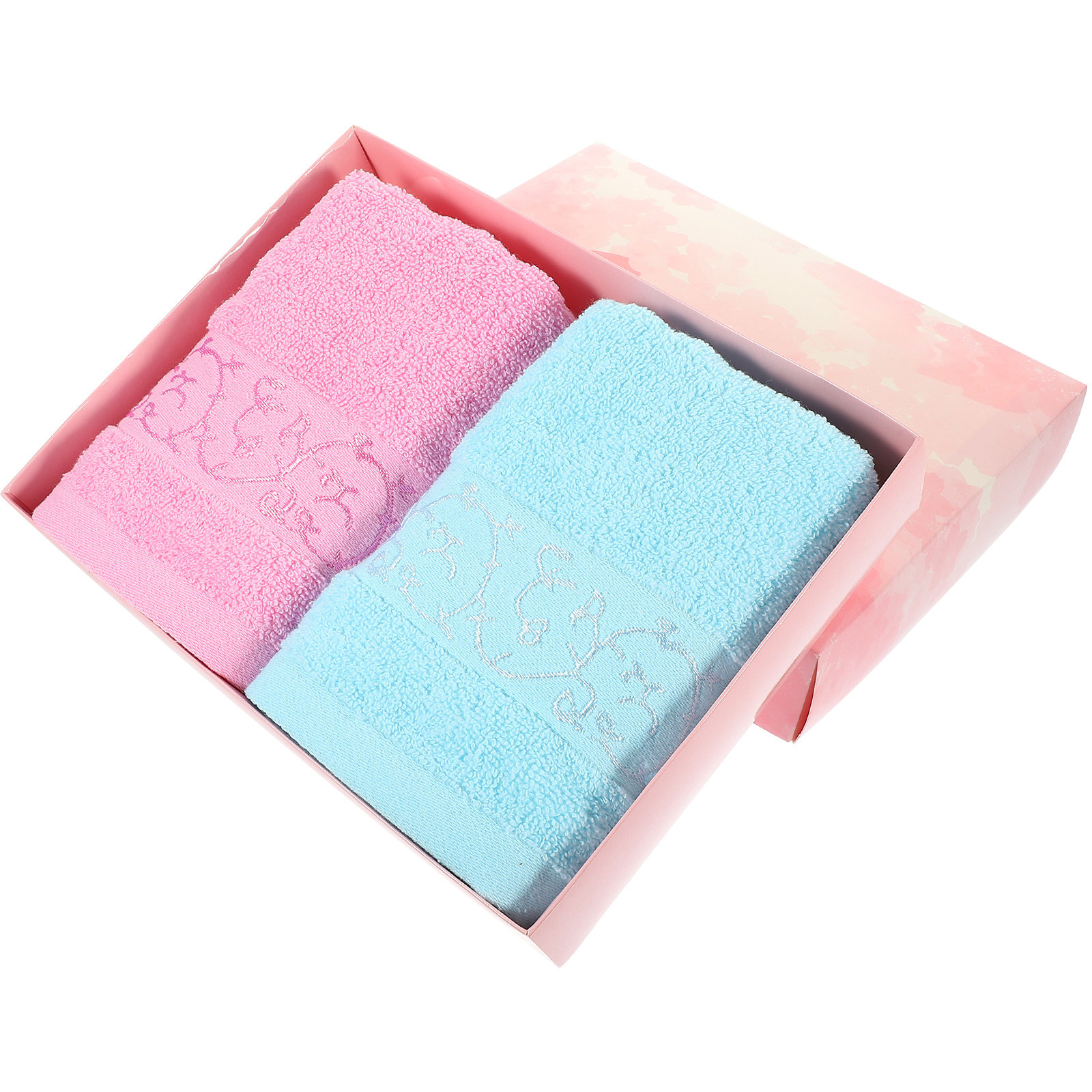 1Set Cotton Towels Gift Box Ab – обзор и цена Home Textiles In Pakistan