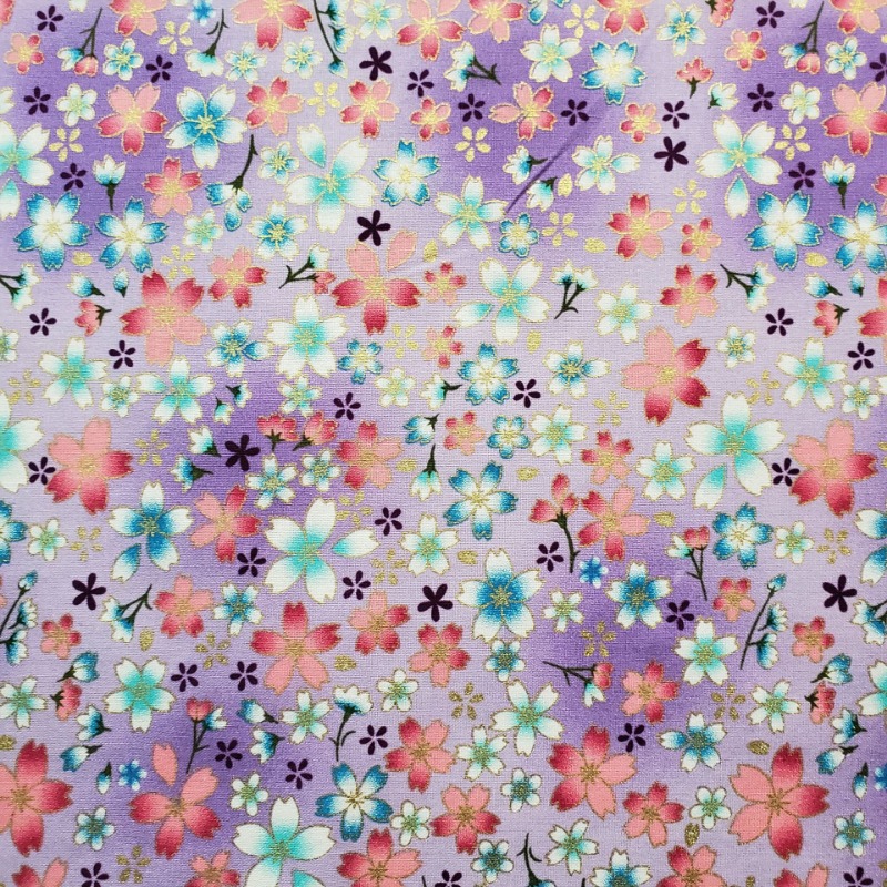 Cotton Gold Foil Printed Fabri – обзор и цена Japanese Home Textiles