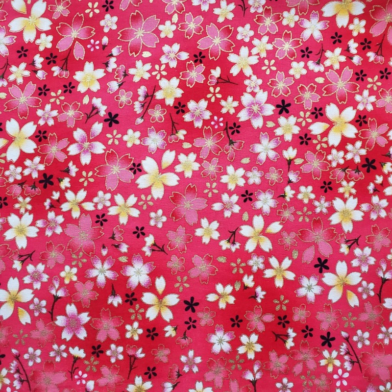Cotton Gold Foil Printed Fabri – обзор и цена Japanese Home Textiles