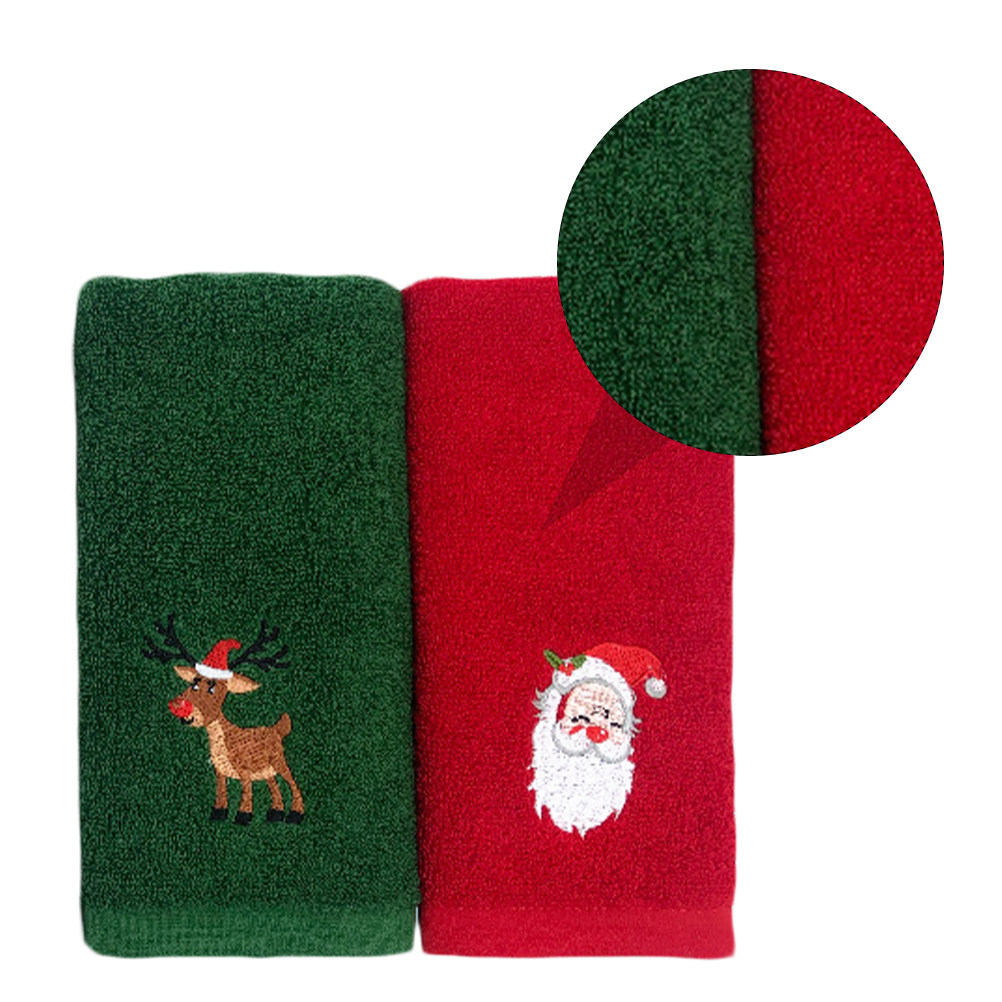 2Pcs Christmas Cotton Towel Xm – обзор и цена Home Textiles In Pakistan