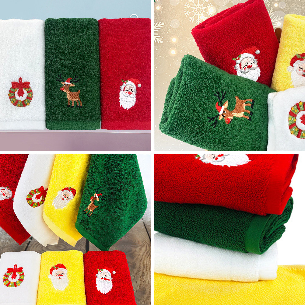 2Pcs Christmas Cotton Towel Xm – обзор и цена Home Textiles In Pakistan