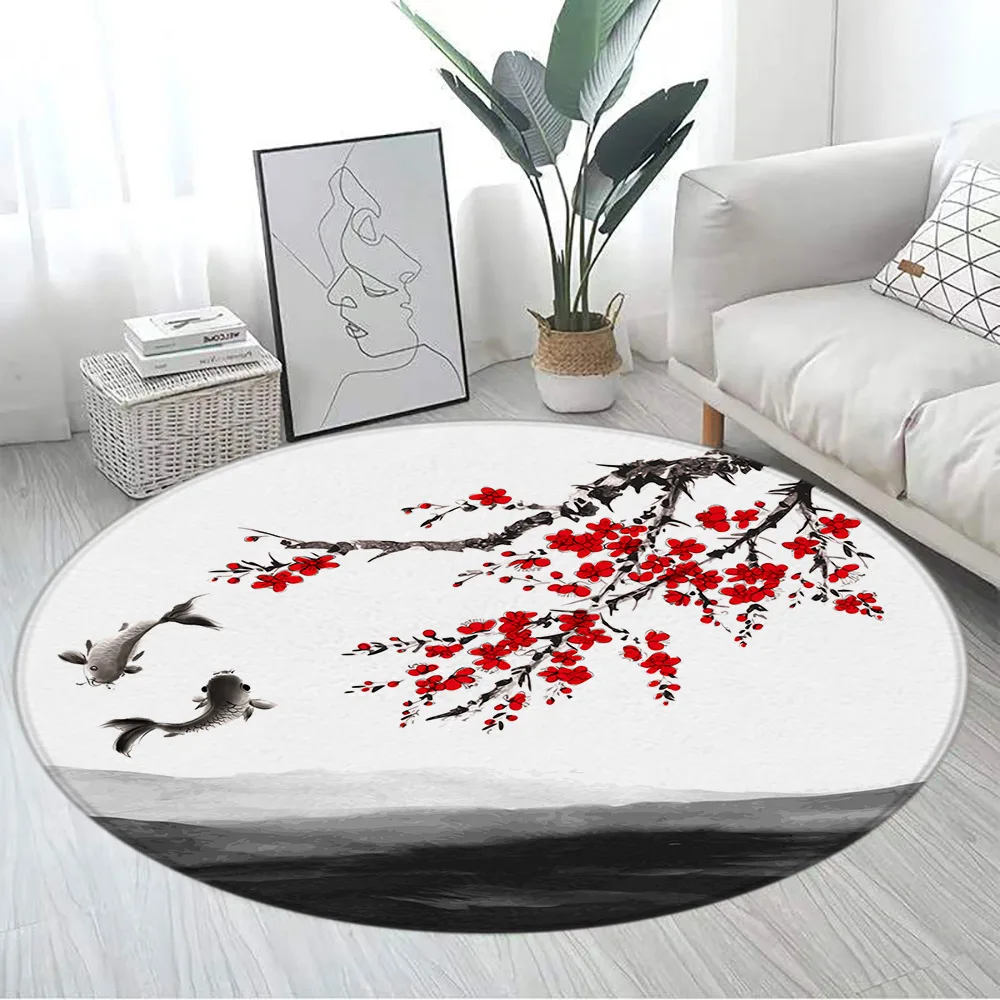 Japanese Koi & Cherry Blossom  – обзор и цена Japanese Home Textiles