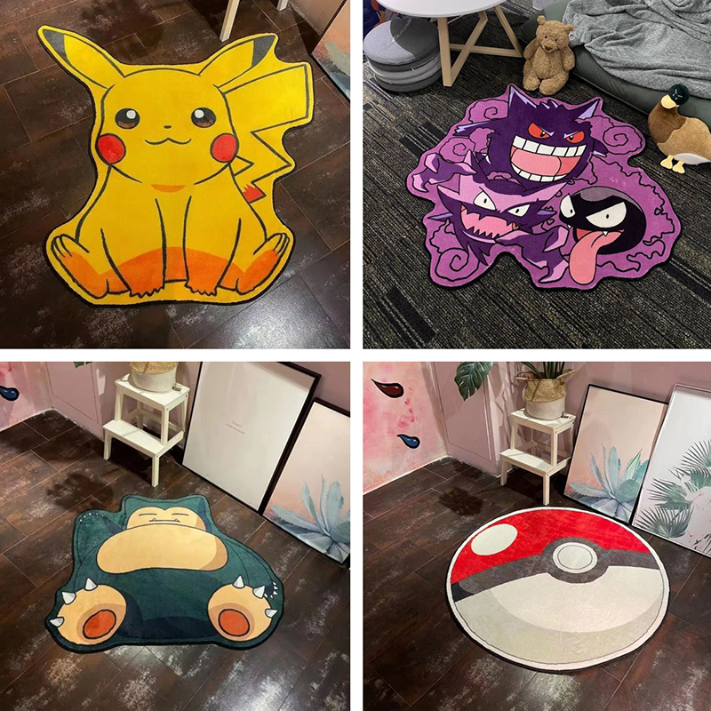 Pokemon Pikachu Carpet Cartoon – обзор и цена Japanese Home Textiles