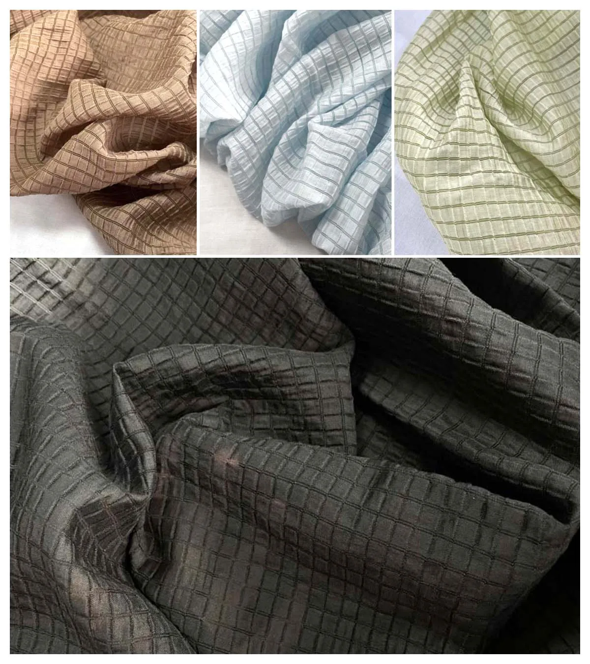 Cream Yellow Checkered Fabric  – обзор и цена Home Textiles And Decor
