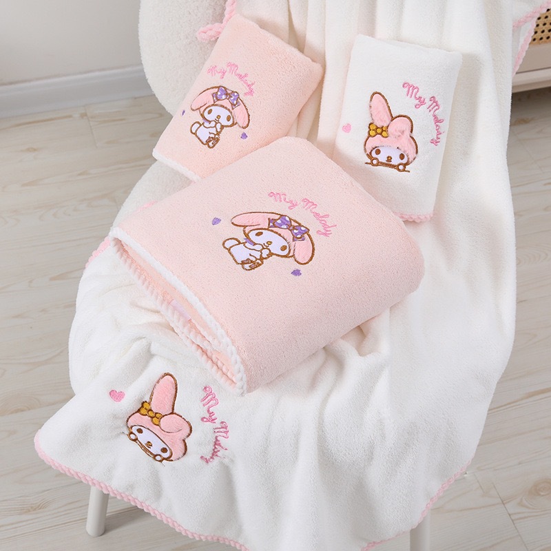 Sanrio My Melody Soft Coral Fa – обзор и цена Home Textiles Face Towel