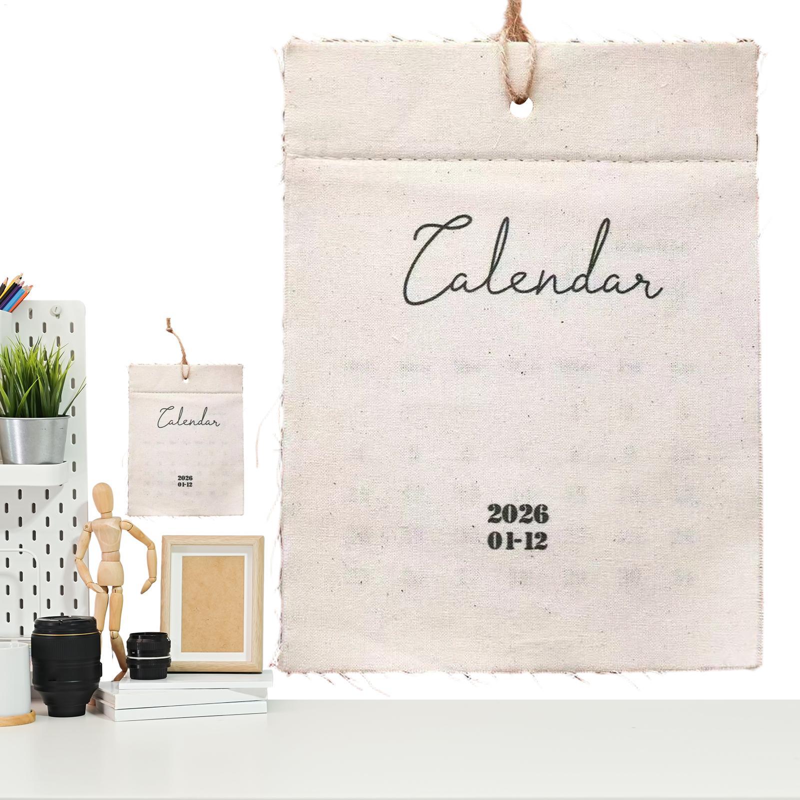 2026 Fabric Wall Calendar 12-M – обзор и цена Home Textiles And Decor