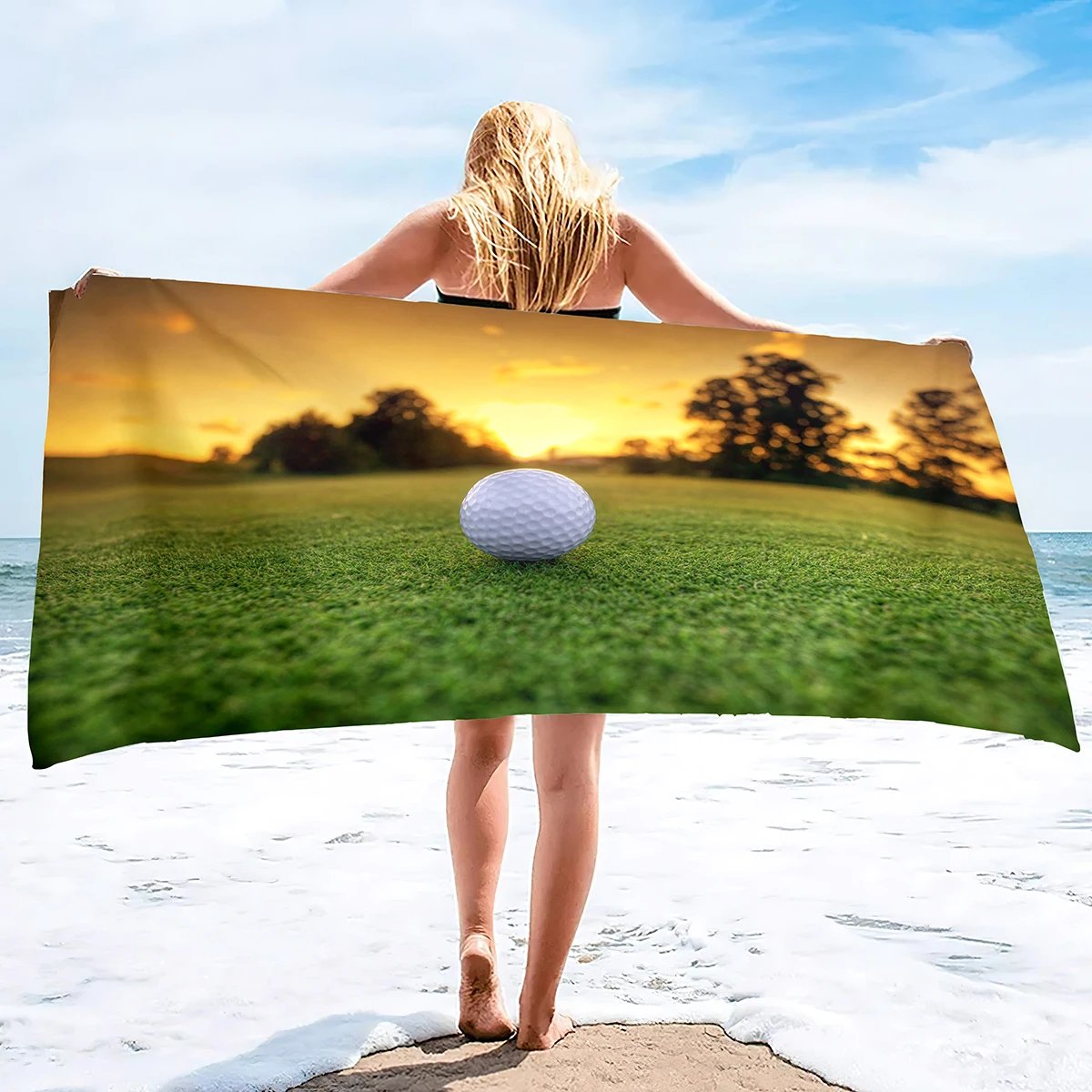 Sport Ball Golf Beach Towels,G – обзор и цена Home Textiles Face Towel