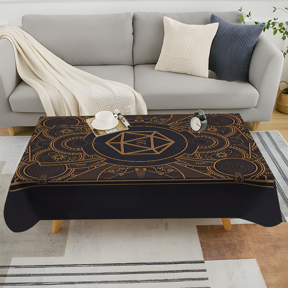 Steampunk Black Golden Gear Pa – обзор и цена Home Textiles And Decor