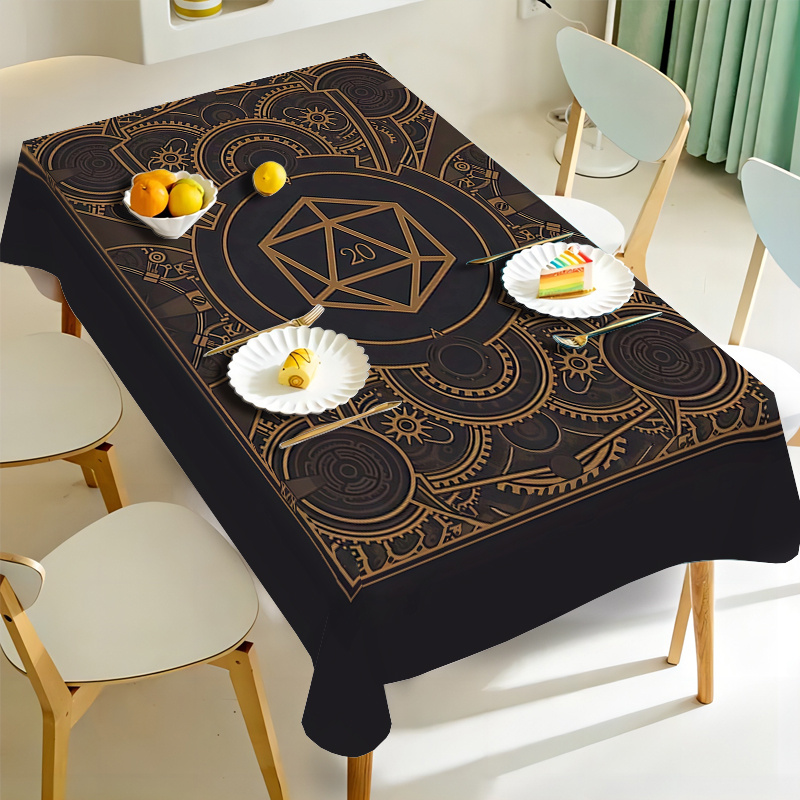 Steampunk Black Golden Gear Pa – обзор и цена Home Textiles And Decor