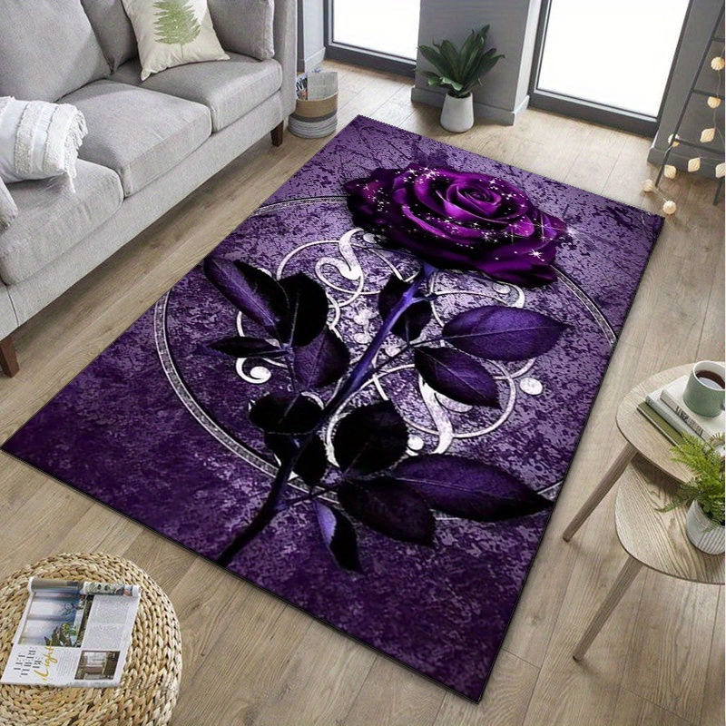 Purple Leaf Rug for Elegant Of – обзор и цена Home Textiles Designer