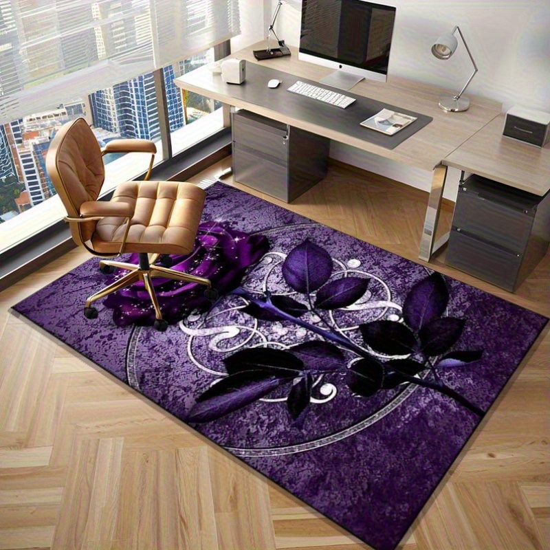 Purple Leaf Rug for Elegant Of – обзор и цена Home Textiles Designer