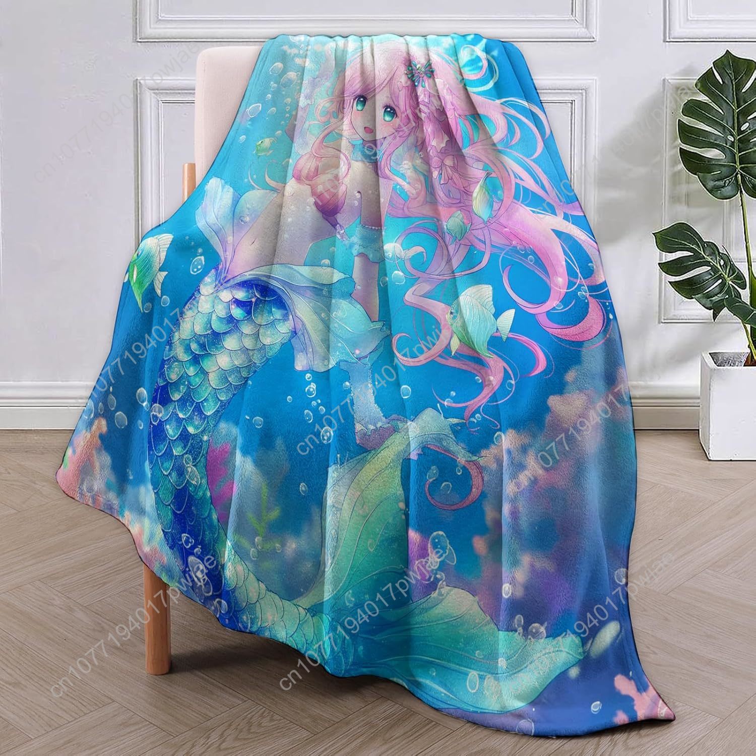 Cute Mermaid Blanket Cartoon F – обзор и цена Home Textiles And Decor