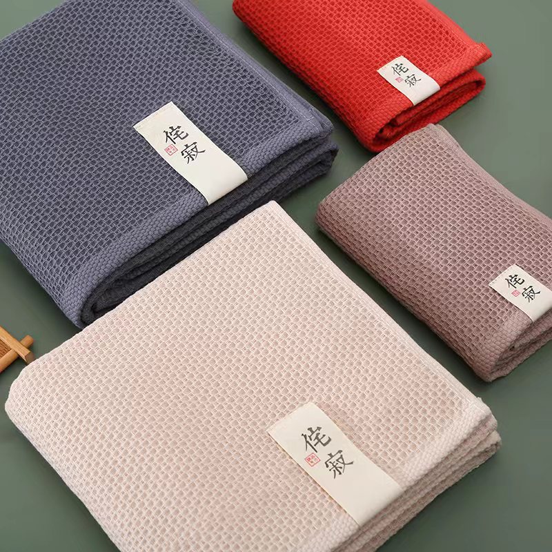 Pure Cotton Waffle Bath Towel  – обзор и цена Home Textiles Face Towel