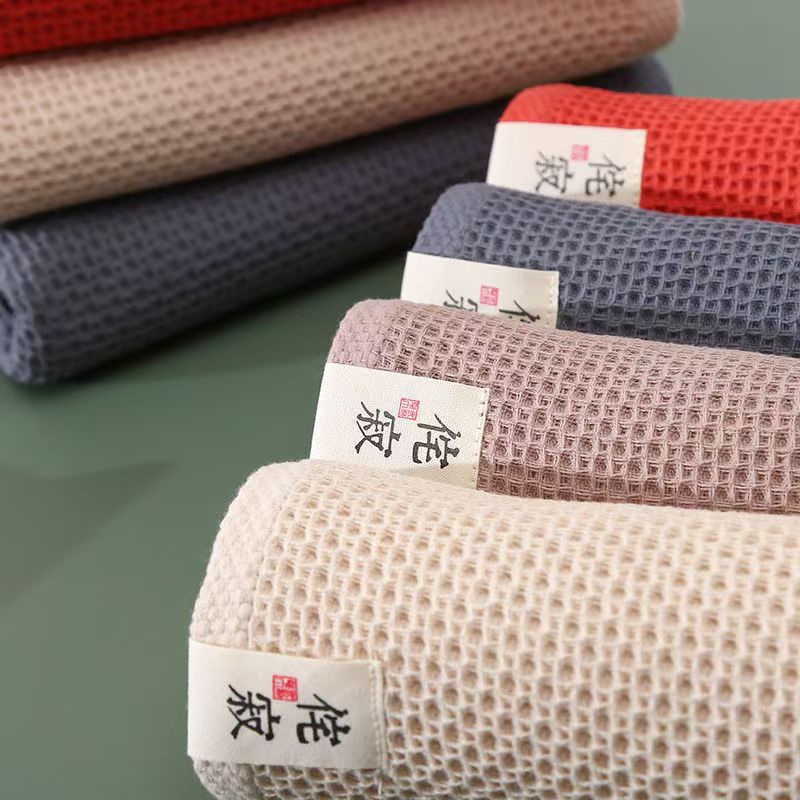 Pure Cotton Waffle Bath Towel  – обзор и цена Home Textiles Face Towel