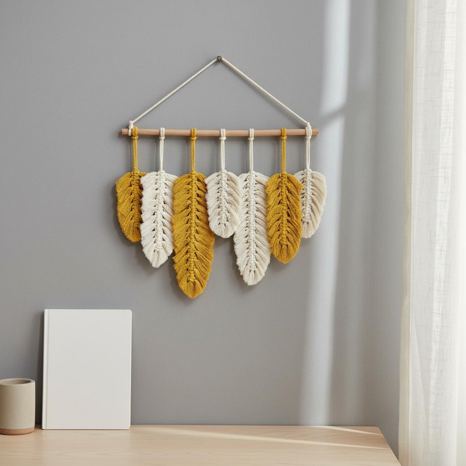 Macrame Feather Wall Hanging H – обзор и цена Home Textiles And Decor